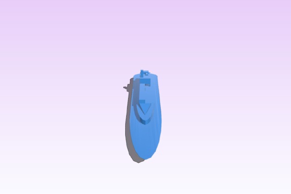 Axis and Allies Destroyer | 3d print model