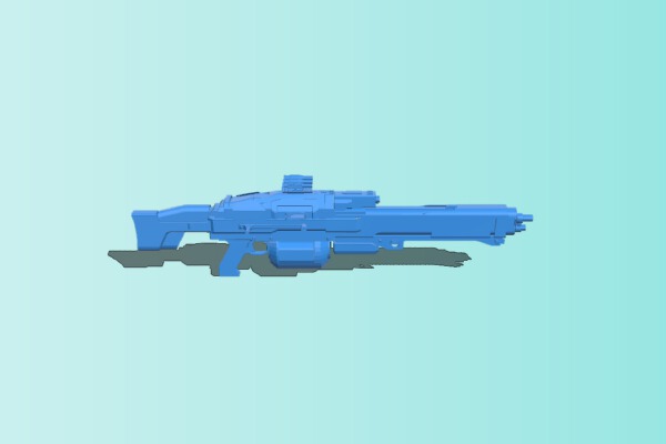 Destiny's Horilogium Machine Gun | 3d print model