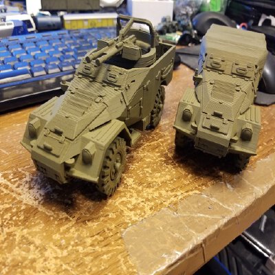 BTR-40 armored personnel carrier 1_35 1_100 scale | 3d print model