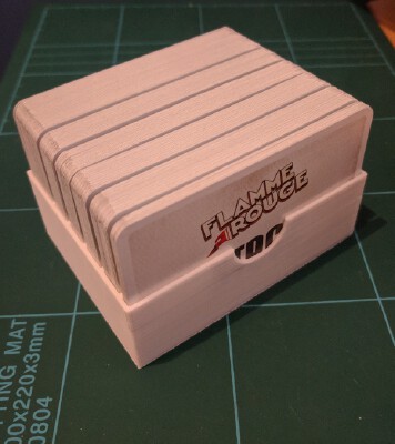 Flamme Rouge Card Storage | 3d print model