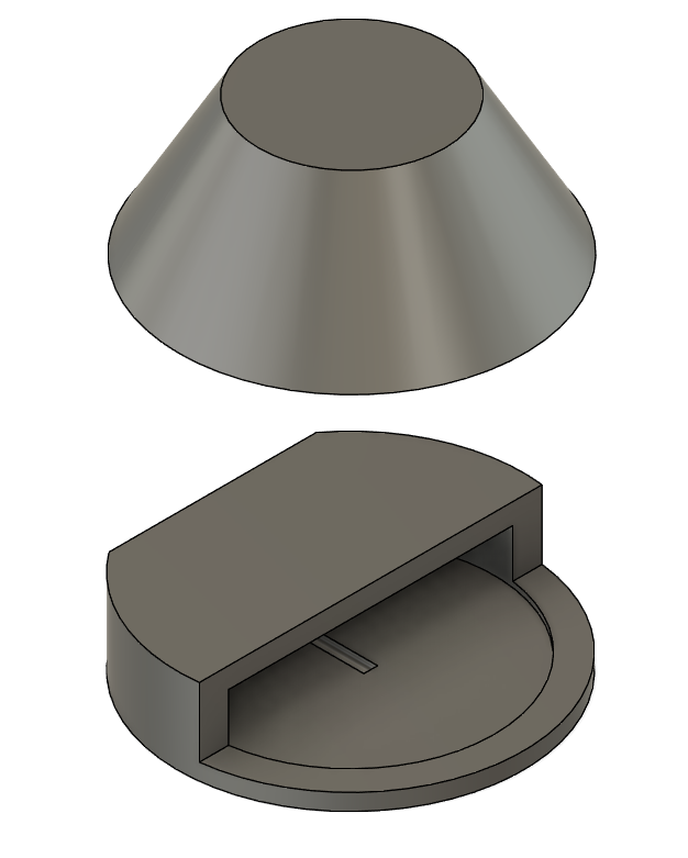 Simple 2032 battery holder with LED (aka Tea light)