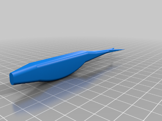 Super Fluke 5 Inch Jerk Bait Molds | 3d print model