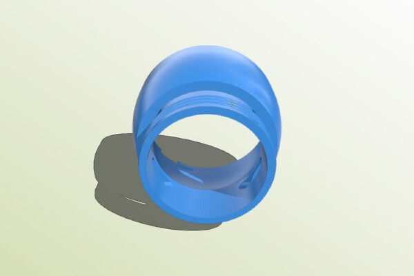 Fleshlight Quickshot cap with threads | 3d print model