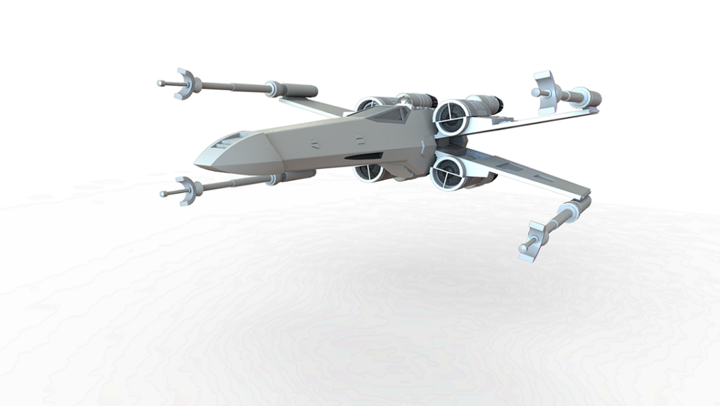 X-Wing Fighter w_working x-wing