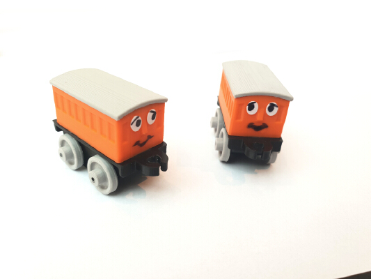 Thomas minis: Annie & Clarabel coaches | 3d print model