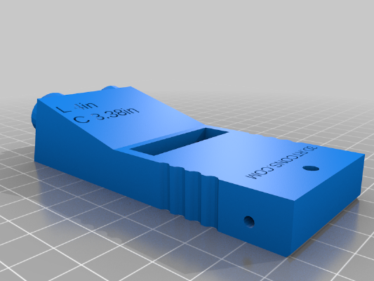 My Customized Pocket Hole Jig -  - I did the math | 3d print model