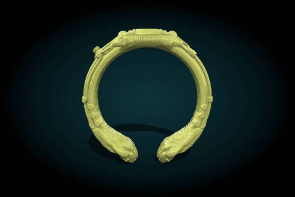 SteamPunk Bracelet Snake Heads | 3d print model