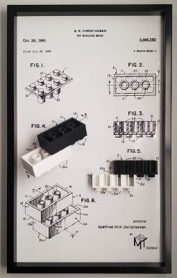 Lego Patent 3D Art | 3d print model