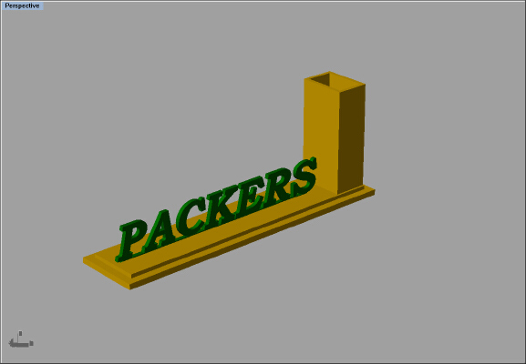 Football Team Desk Set | 3d print model