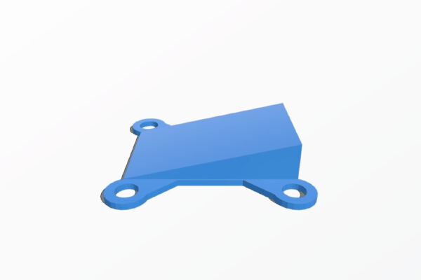emax nighthawk 250 Mobius mount 12.5 degrees | 3d print model