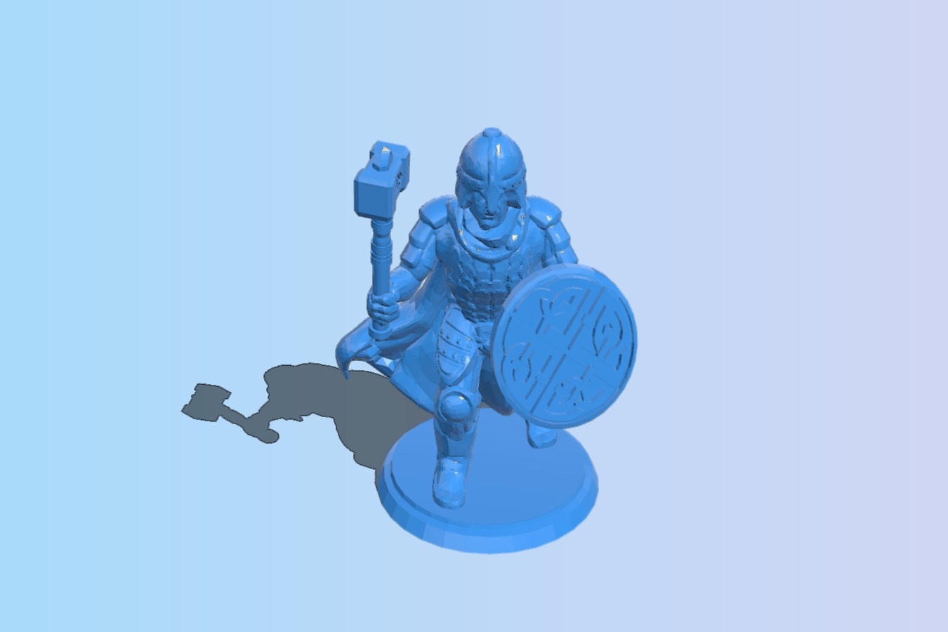 Barbarian Warrior - Hammer - Type 3