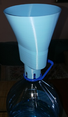 Water filter funnel for Water Jugs and big bottles | 3d print model