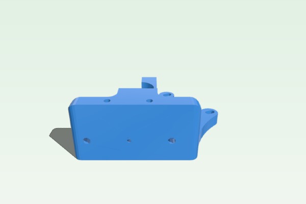 Cuerpo del extrusor mejorado para filamentos flexibles 1.75mm -impresora Prusa i3- Remix del Greg's Wade reloaded | 3d print model