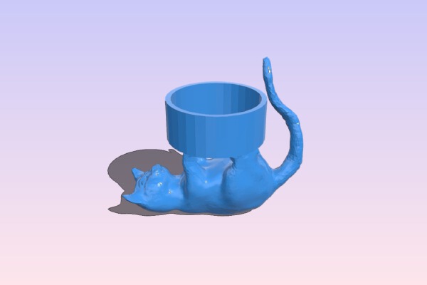 Cat Candle | 3d print model
