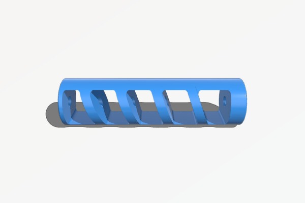 FX impact .25 moderator insert | 3d print model
