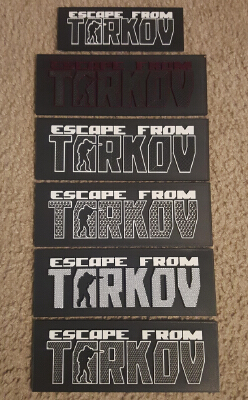 Escape from Tarkov Logo Sign and Keychain | 3d print model