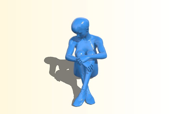 Miss Chiusa | 3d print model