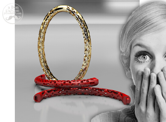 Fancy Bracelet [ooolaalaa-la-la-laaa V2.0] | 3d print model