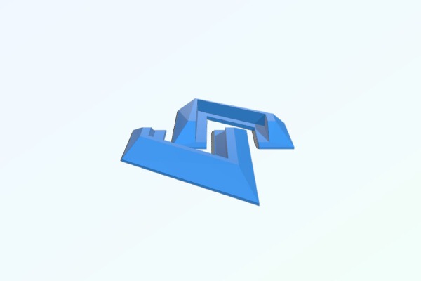 PS4 vertical Stand (~25mm) | 3d print model