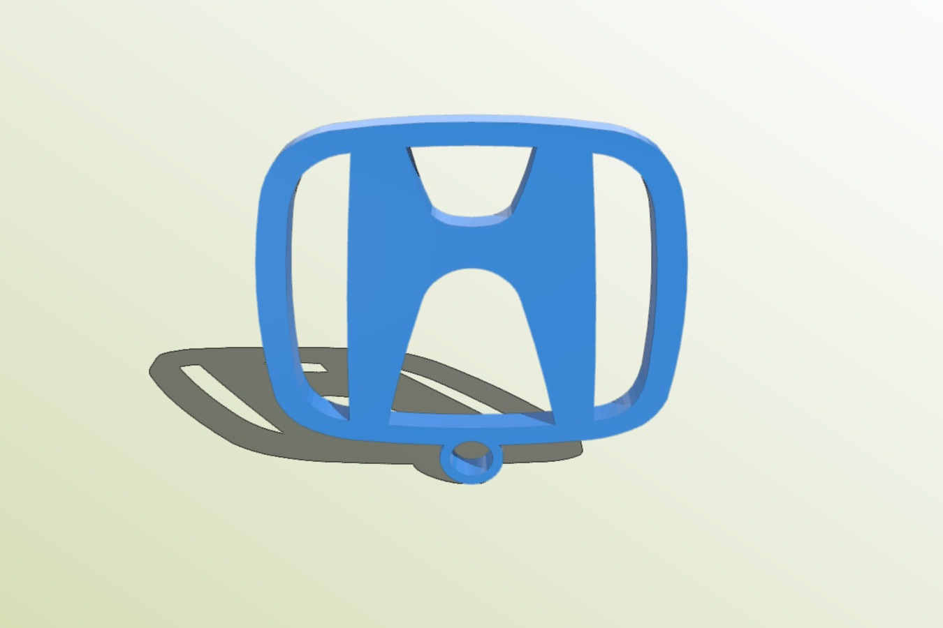 Honda Logo Keychain