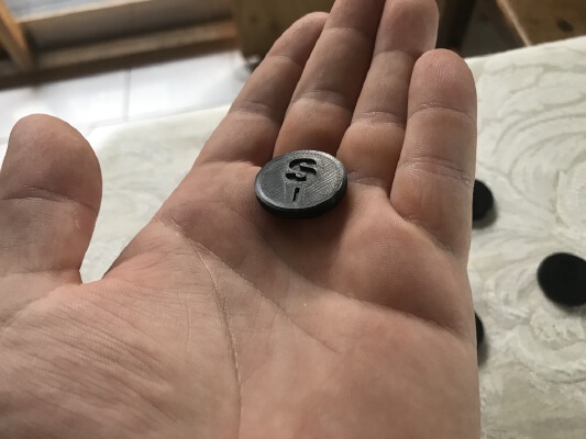 Numbered S Enemy Token (1-15) | 3d print model