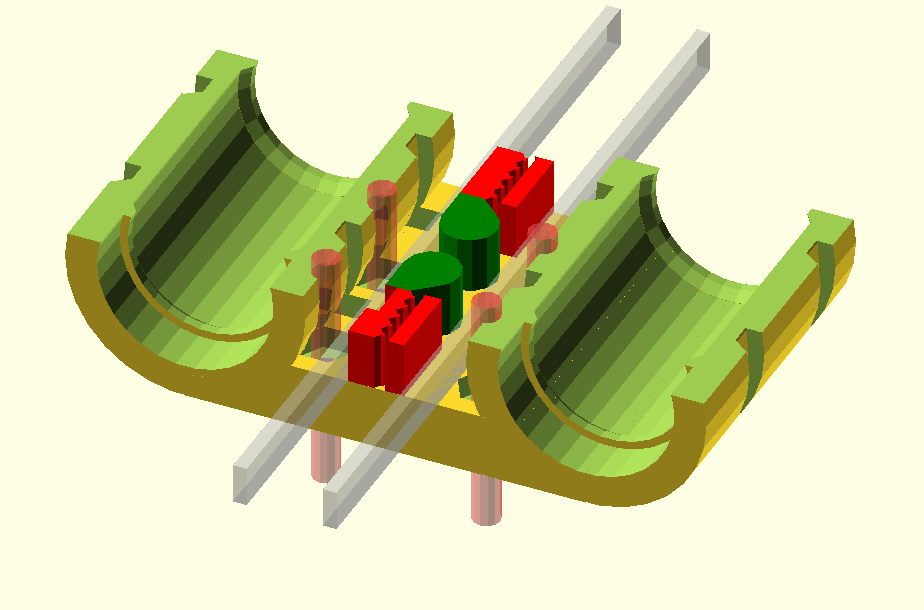 Kossel assemble carriage for LM12UU