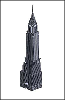 Another Chrysler Building by Dr. Skycat | 3d print model