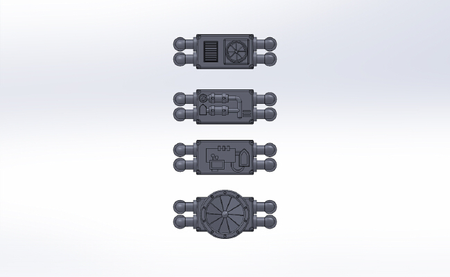Bits for wall | 3d print model