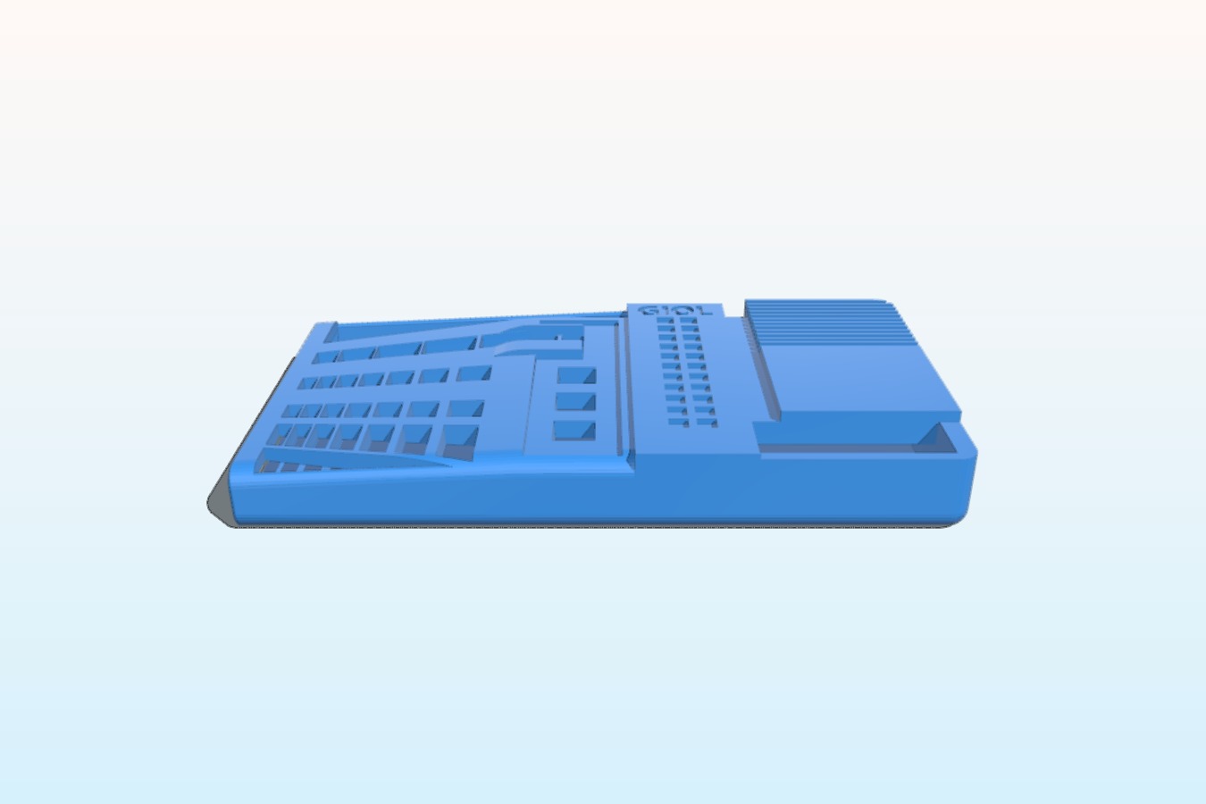 Card holder with the profile of Building of Buenos Aires