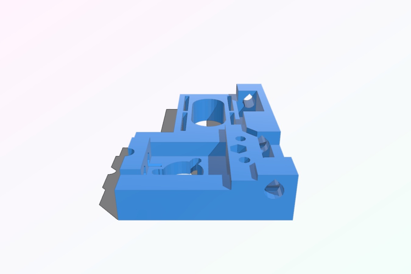 Mendel Z Leadscrew Base with Motor Belt Tensioner V2