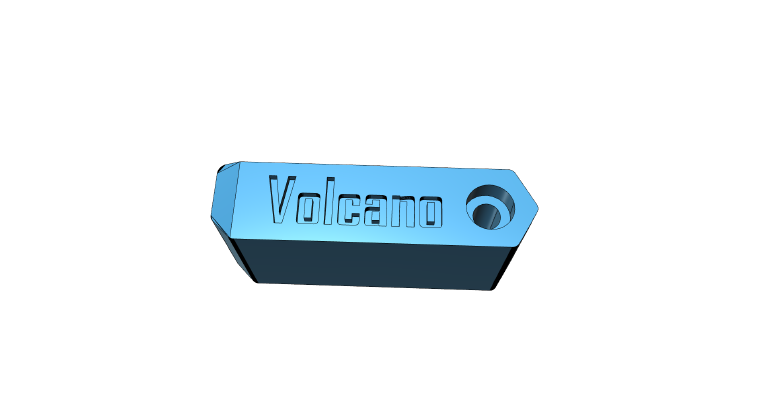 Volcano for the Adjustable E3D V6 _ Volcano layer fan | 3d print model