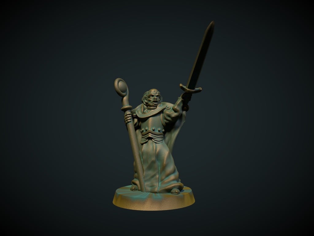 Battle Priest 28mm (No supports)