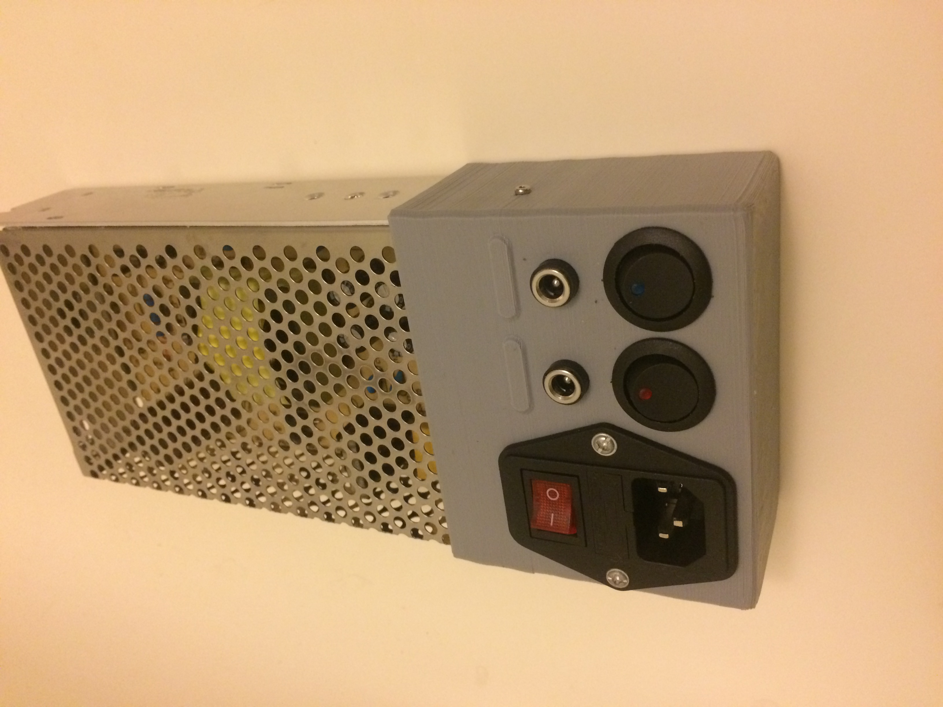 12V power supply attachment