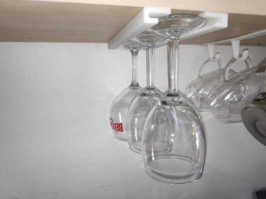 Wine Glass rack | 3d print model