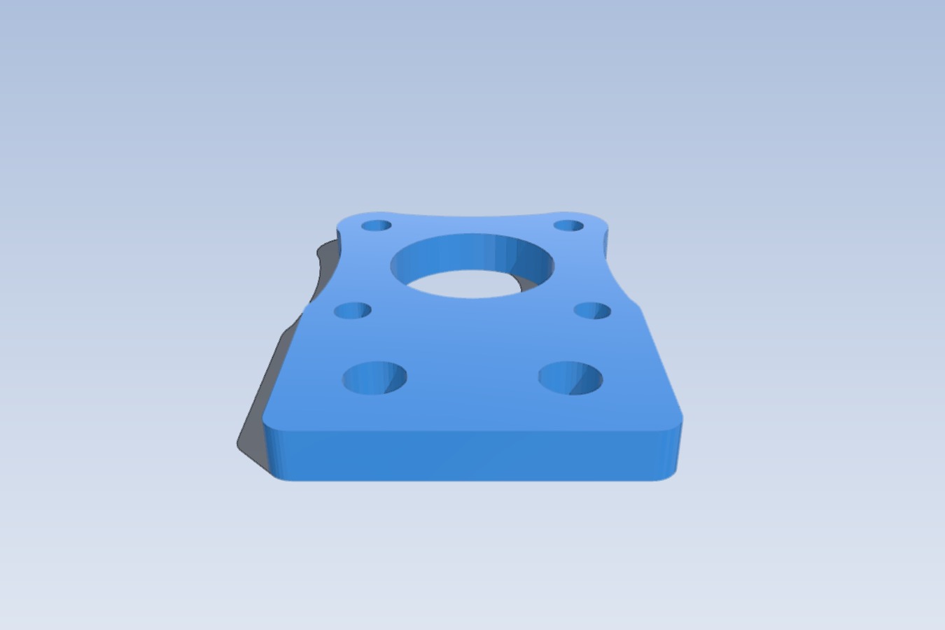 Bracket for stepper NEMA 17 and a bosch 2020 aluminum profile