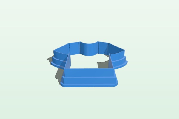 Cortador de Galleta Camiseta Futbol | 3d print model