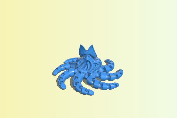 Davy Jones bottle cap | 3d print model