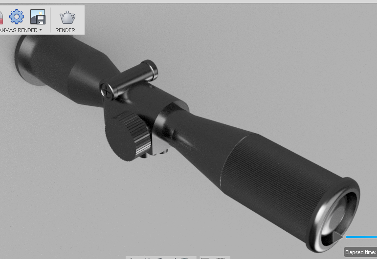 False sniper rifle scope
