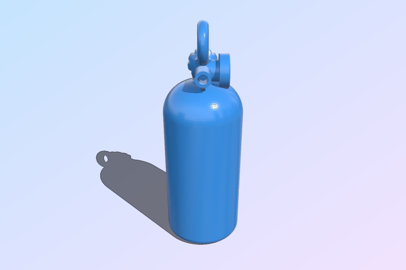 NOS Bottle Keychain