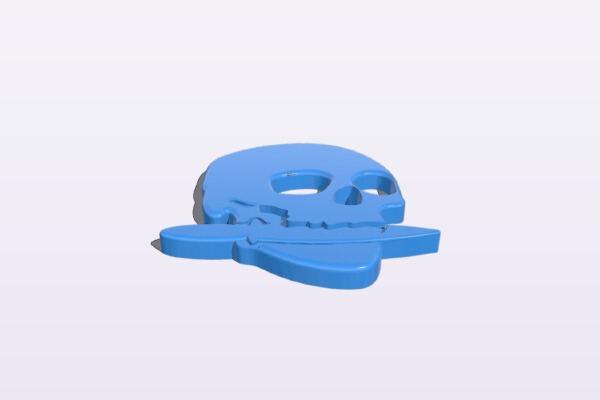 Skull Cord-Wrap | 3d print model