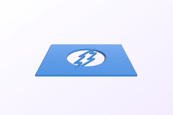 Flash Logo | 3d print model