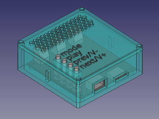 XH-M422 TPA3116D2a amplifier case | 3d print model