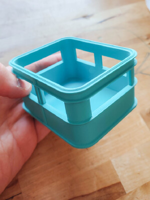 Stackable Storage Box in bottle box optix | 3d print model