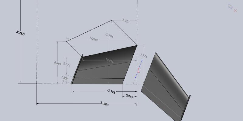 DD3 wing | 3d print model
