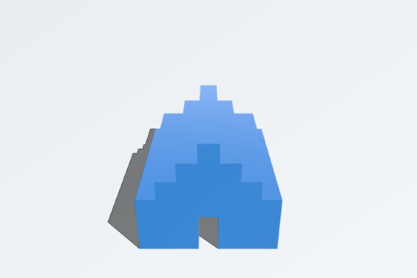 minecraft house made in printcraft | 3d print model