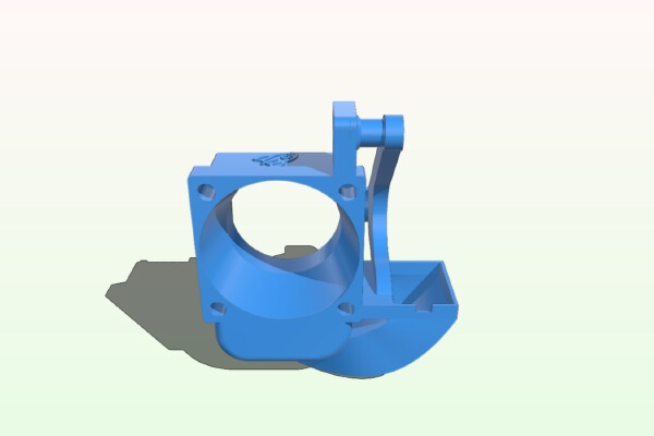 Monoprice Select Mini v2 (MPSMv2) 40MM Fan and 5015 Blower Part Cooler Adapter | 3d print model