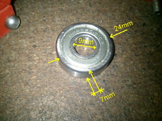 Filament driver yourself at mini lathe | 3d print model