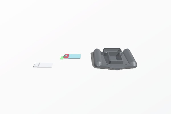 FlySky fs-i6 series 18650 + module mod | 3d print model