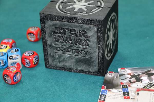 Star Wars Destiny Card Box & Chit Holder | 3d print model