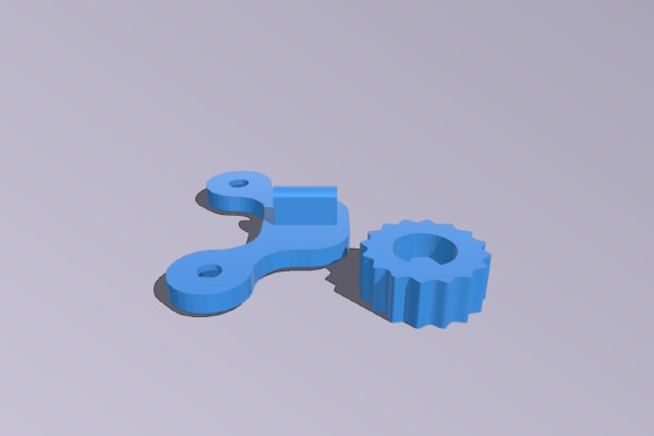 Click Stop for Mk 6+ extruder tensioner ( 3mm filament) | 3d print model